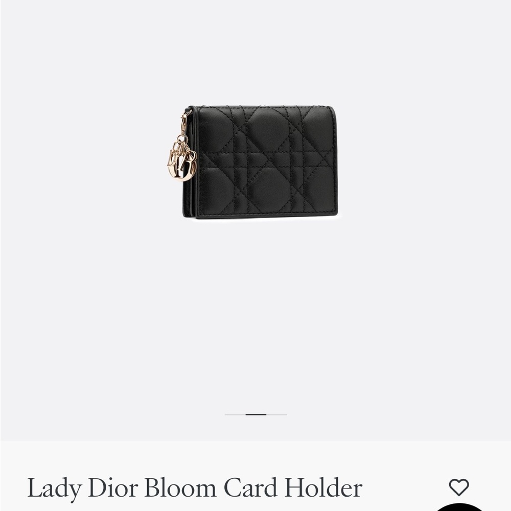 Lady Dior Bloom Card Holder
